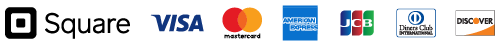 VISA・Master・AMEX・JCB・Diners・DISCOVER